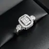 Anillo Clásico Europeo y Americano de Aliexpress con Diamante de Circonio Brillante Incrustado Anillo de Compromiso para Mujer Joyería de Aliexpress Pequeño Negocio R094