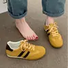 Zapatillas de Entrenamiento Alemanas de Suela Gruesa para Mujer 2026 Nuevas de Verano Casual Cómodas de Cuero con Cordones Transpirables Deportivas Casuales para Mujer