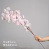 Galhos de flor de cerejeira artificiais, árvores de flor de cerejeira, decorações de casamento de plástico, flor de pessegueiro e flor de pereira para interiores, sala de estar, piso e teto, guirlandas de flores artificiais