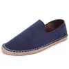 Nuevo Estilo Venta Directa de Fábrica Modernas Casuales para Hombres y Mujeres Alpargatas, Zapatos Tejidos de Paja, Slip-On de Lona Transpirables Zapatos Perezosos