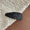 Grampo de Cabelo BB de Lã de Leopardo de Alta Qualidade para Outono e Inverno, Presilha Lateral Geométrica Xadrez, Acessório de Cabelo, Piranha