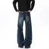 Otoño 2026 Nuevos Jeans para Hombre Resistentes Lavados de Alta Calidad Corte Delgado Ligeramente Acampanados Estilo Americano 14 Onzas Premium Modernos