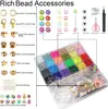 Amazon más vendido arcilla blanda para modelar cuentas de arcilla blanda rodajas de arcilla blanda juego de accesorios para joyería DIY caja set para hacer joyería hecha a mano