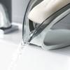 Saboneteira Doméstica Transparente de Folha para Banheiro Vaso Sanitário Drenagem Não Acumula Água e Saboneteira de Plástico Sem Furos