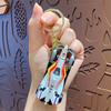 Llavero Colgante Creativo Genial de Motocicleta Mini Coche de Juguete de Cuerda para Niños Llavero de Mochila Pequeño Regalo al por Mayor