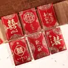 Envelopes Vermelhos para Casamento de Alta Qualidade com Estampagem Dourada do Fabricante, Grandes Pacotes Vermelhos Criativos e Personalizados de Mil Yuan para a Cerimônia de Casamento