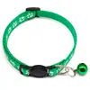 Collar para perro con estampado de huella de pata de perro collar para gato collar para perro tela collar para mascota gato