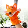 Marionetas de mano animales juegos de manos para calmar muñeca actuación león puede abrir la boca muñeco animal utilería para conferencias de jardín de infantes