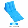 Cojín Triangular Inflable de PVC con Respaldo Afelpado para Camping al Aire Libre y Uso en la Playa, Cojín de Playa Inflable para Comercio Transfronterizo