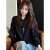 Camisa de Retazos con Adorno de Volantes Retro para Mujer, Nuevo Estilo 2026, Lujo Ligero de Gama Alta, Rejuvenecedor, Top Elegante
