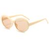 Óculos de sol ovais personalizados de armação completa óculos de sol femininos da moda anti óculos UV armação de PC óculos de condução óculos de guarda-sol óculos atacado