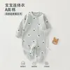 Roupa para Bebê Anyang Macacão para Bebê Classe A Algodão Puro Manga Longa Roupa para Engatinhar Pijama para Bebê Body Jacquard Sem Costura