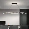 Lámpara de Comedor Araña Moderna Minimalista Nórdica Creativa Diseñador Luz de Tira Larga con Focos Mesa de Comedor Barra de Bar Lámpara de Comedor