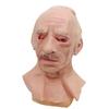 Amazon horror abuela abuelo cara peluca máscara anciano tocado fiesta de Halloween accesorios de terror
