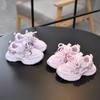 Nuevos Zapatos de Papá Deportivos para Niños y Niñas de Primavera y Otoño, Zapatos de Correr Casuales de Malla Transpirable, Estilo Princesa para Bebé