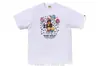Camiseta de Manga Corta Holgada con Estampado de Dibujos Animados Pe X Hello Kitty Nuevo Milo para Hombres y Mujeres Parejas