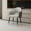 Sillas de comedor de moda para uso doméstico y comercial, sillas de lujo ligero para hotel y restaurante, juegos de mesa y sillas de comedor modernos minimalistas, sillas para reuniones y discusiones con respaldo