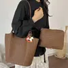 Bolso de Mano Tejido de Lujo Ligero Transfronterizo para Mujer 2026 Nuevo Gran Capacidad Bolso de Hombro para Viajes Cotidianos Bolso de Mano Casual Sencillo