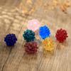 Han Yuyuan pequeno fresco vidro fruta framboesa abacaxi amora pingente DIY Joias Artesanais brincos brincos material