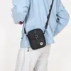 Bolsa para Hombre Transfronteriza Nuevo Estilo Bolso de Hombro Ligero Bolso Cruzado Tendencia Transfronteriza Bolso de Tela Oxford Bolso de Hombro Negro para Hombre