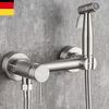 Comércio exterior transfronteiriço vaso sanitário companheiro lavadora de vaso sanitário conjunto de pistola de pulverização bico de reforço de alta pressão pistola de pulverização de vaso sanitário 304 aço inoxidável