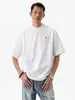 Camiseta Casual Nanxia Holgada Suave Amigable con la Piel Transpirable Cómoda Verano Nueva Moda Manga Corta para Hombre Sencilla Versátil Camiseta Corta