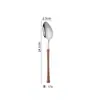 Juego de Cubiertos de Acero Inoxidable Estilo Retro con Patrón de Mármol, Estilo Occidental: Cuchillo, Tenedor, Cuchara, Cuchara de Postre, Cuchillo para Filete, Cucharilla de Café