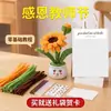Presente para o Dia do Professor: kit de material de girassol, kit DIY com palitos torcidos para planta artificial em vaso decorativa feita à mão, presente criativo