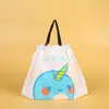 Bolsas Impermeables y Resistentes al Desgaste con Cordón para Llevar, Bolsas Portátiles Multicolores para Empaque de Comida Rápida y Té de Leche, Al Por Mayor