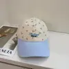 Boné de beisebol de aba curva macio com blocos de cor estilo coreano para mulheres, novo boné casual versátil bordado para primavera-verão 2026 que faz o rosto parecer menor, boné de marca da moda</div>