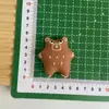 Fofo desenho animado tridimensional boneca de algodão acessórios broche de animal roupas infantis meia-calça acessórios de cabelo diy feito à mão