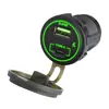 Adecuado para puertos USB de carga rápida vivo en barcos, autobuses, motocicletas, autocaravanas, cargadores de coche para teléfonos móviles modificados de 12V/24V