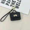 Chaveiro de Bolsa de Couro de Alta Qualidade Estilo Coreano Transfronteiriço, Pingente de Mini Bolsa, Porta-Fones de Ouvido Criativo, Bolsa para Batom, Acessórios
