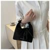 Bolso pequeño portátil de alta gama estilo extranjero para mujer 2024 nuevo bolso de verano para ir al trabajo bolso de hombro cruzado bolso tipo empanada