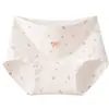 Calzoncillos tipo bóxer de algodón puro para niñas, Primavera y Verano Nuevos, Ropa interior de cuatro esquinas estilo dulce sin costuras antibacteriana 100% algodón para mujer