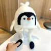 Gorro de Pingüino para Niños Invierno Cálido Estilo Padre-Hijo Felpa Engrosada Gorro con Protección para Orejas para Niños y Niñas, Gorro de Felpa Blandito