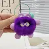 Lindo imitación de pelo de conejo Rex bolsa de cerdas pequeñas colgante mochila cosas feas muñeca adornos de campana pequeña Muñeco de dibujos animados vapor