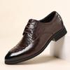 Zapatos casuales de negocios para hombre, cuero, capa superior de cuero, piel de oveja, zapatos para hombre, suela blanda, zapatos formales de punta, venta al por mayor de zapatos para hombre