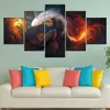 Tinta Tai Chi Peixes Chama Pintura Decorativa Pintura de Pendurar Mural Tela Cinco-even Núcleo Personalizado Atacado Transfronteiriço