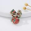 Nova série de combinação de Natal broche Papai Noel emblema veado broche de Natal maré ano novo pino atacado