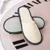 Pantuflas Desechables Especiales para Hotel B&B Hospitality Suela Gruesa Antideslizante Algodón y Lino Comodidad Cuatro Estaciones