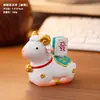 Regalo de Año Nuevo Año de la Oveja Linda Figura de Oveja Pequeña Mascota para Coche Decoración de Escritorio Pequeño Regalo para Reunión Anual