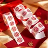 Adesivos de evento feliz com a palavra "feliz" para casamentos, adesivos "feliz" pequenos autoadesivos, adesivos felizes para biscoitos para decoração de quarto de casamento