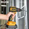 Taladro Eléctrico Inalámbrico de 21V, Taladro Recargable de Batería de Litio Sin Escobillas de Alto Par, Destornillador Eléctrico, Herramienta Eléctrica Pequeña, Nuevo para Ventas Transfronterizas