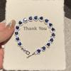 Pulsera de Circonita Super Flash estilo Coreano para Niñas Nicho Versátil Diamante Completo Pulsera Estilo Apilado Exquisita Lujo Ligero Joyería de Alta Gama