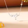 Collar Original de Conejo Lindo y Juguetón para Mujer Estilo Coreano Bosque Cadena Sencilla para Clavícula Nuevo Estilo Chino Colgante del Festival de Mediados de Otoño Plata de Ley