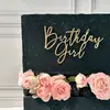 Decoración de Pastel Feliz Cumpleaños Estilo Ins Acrílico Transfronterizo Adornos Laterales para Pastel de Cumpleaños Decoración de Suministros para Fiestas