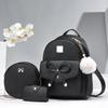 Mochila de Mujer Estilo K 2025 Nueva Moderna Versátil Casual Mochila Pequeña de Mujer Pu Pequeña Fresca Moda Bolsa para Estudiante de Secundaria
