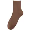 Calcetines de Algodón de Xinjiang para Mujer, Calcetines de Algodón de Color Sólido, Estilo Primavera y Otoño, Calcetines de Media Pantorrilla, Calcetines Deportivos Sin Costuras, Modelo Más Vendido 2026 Antibacteriano y Desodorante