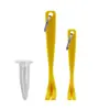 Kit de Eliminación de Garrapatas de Plástico Gancho Extractor Profesional de Garrapatas Pinza para Garrapatas Removedor de Piojos y Pulgas Removedor de Insectos de Dos Puntas Nuevo
